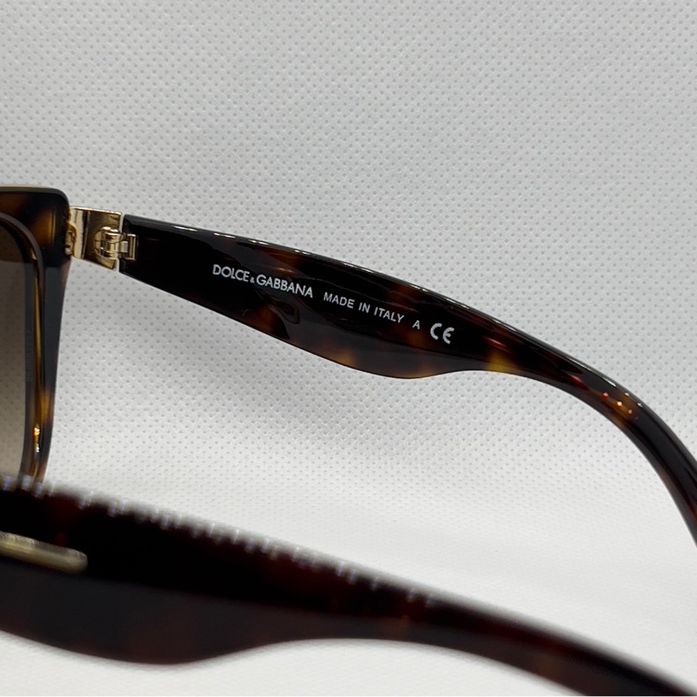 Dolce & Gabbana DG 2107 - Havana Gold Sunglasses - Gradient - Picture 9 of 16